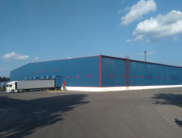 Склад готовой продукции Русжам-стеклотара